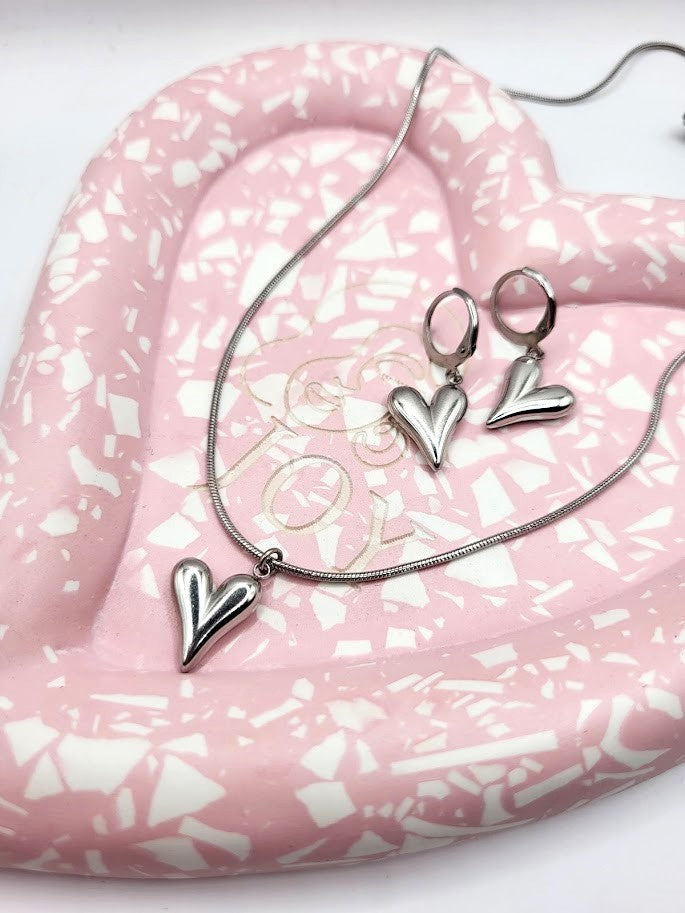 #PuffedHeart Necklace