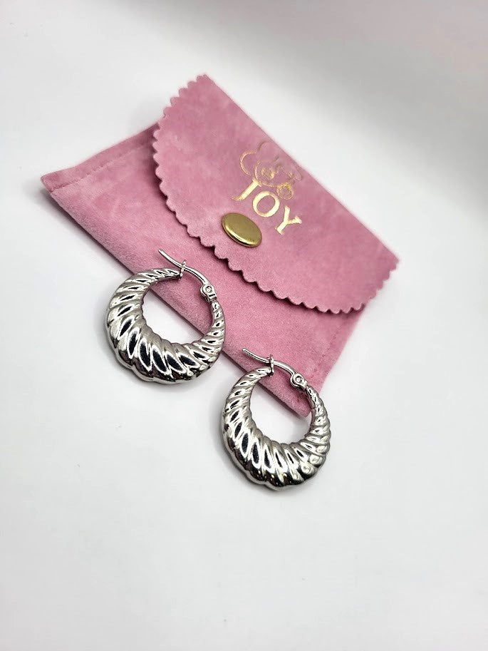 #Croissant Earrings