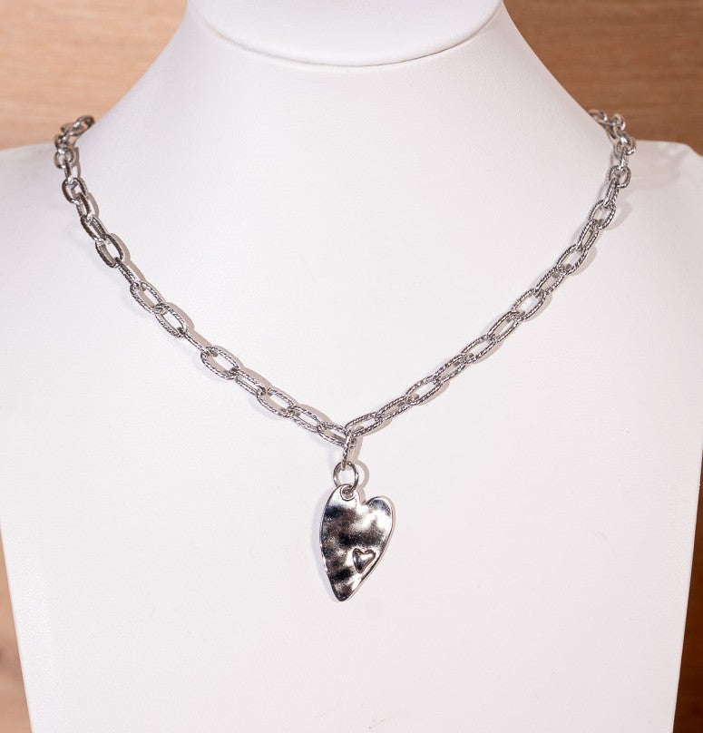 Chunky Heart Necklace