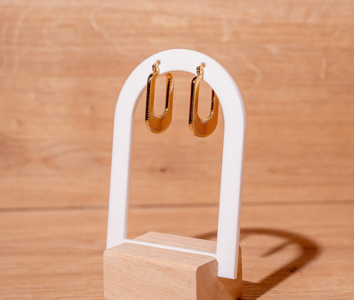 #Linear Twist Earrings