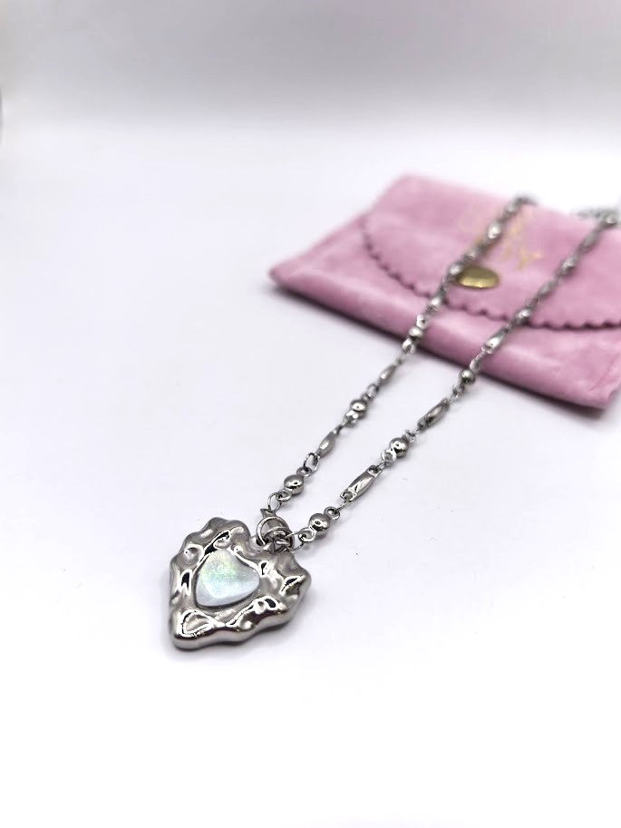#IridescentHeart Necklace