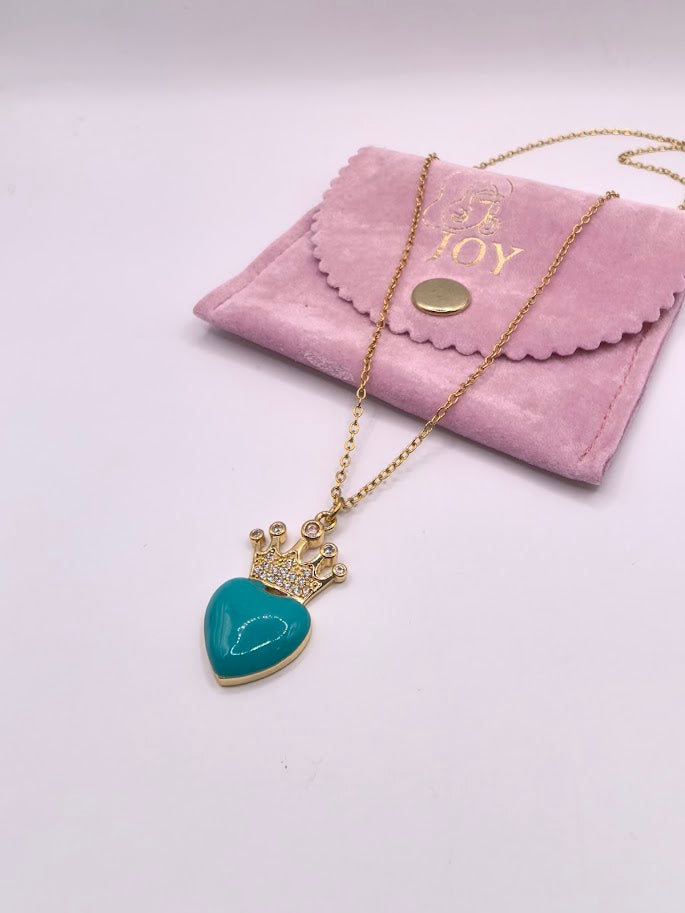 #Crowned Heart Necklace