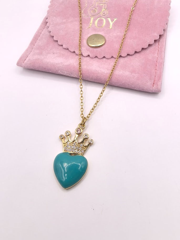 #Crowned Heart Necklace