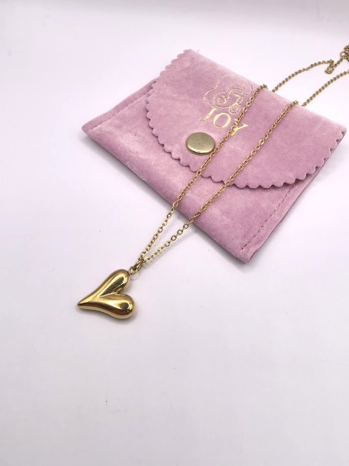 #PuffedHeart Necklace