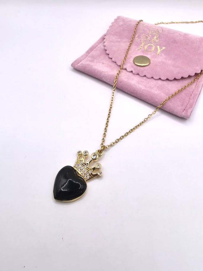 #Crowned Heart Necklace