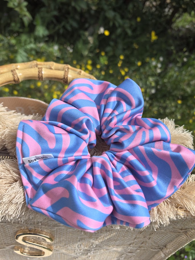 #Pastel Safari scrunchie