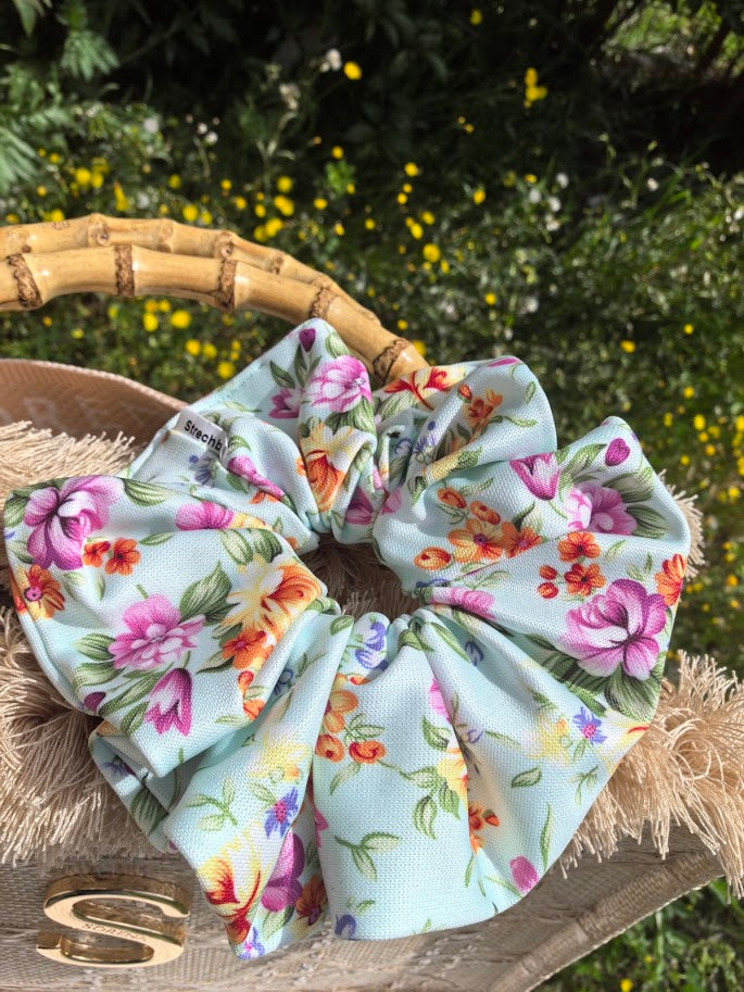 #Floral Breeze scrunchie