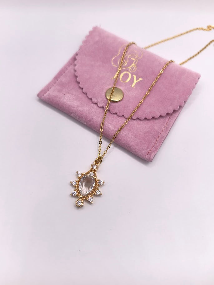 #Crystal Drama Necklace