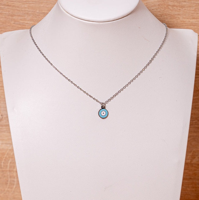 Τiny lucky eye Necklace