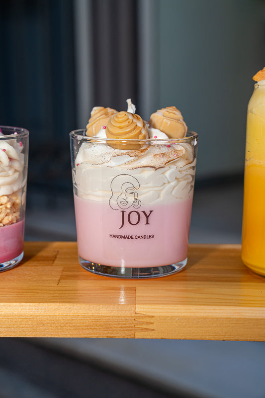 Cinnamon rolls candle(girly version)