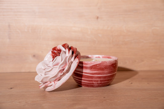#Carnation Porcelain Candle