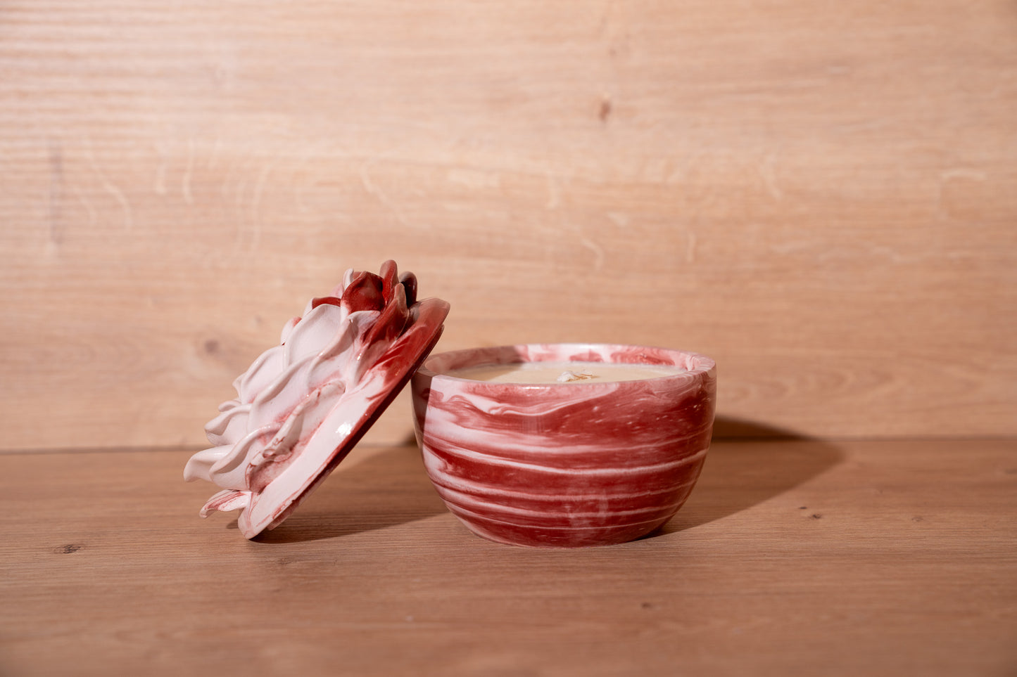 #Carnation Porcelain Candle