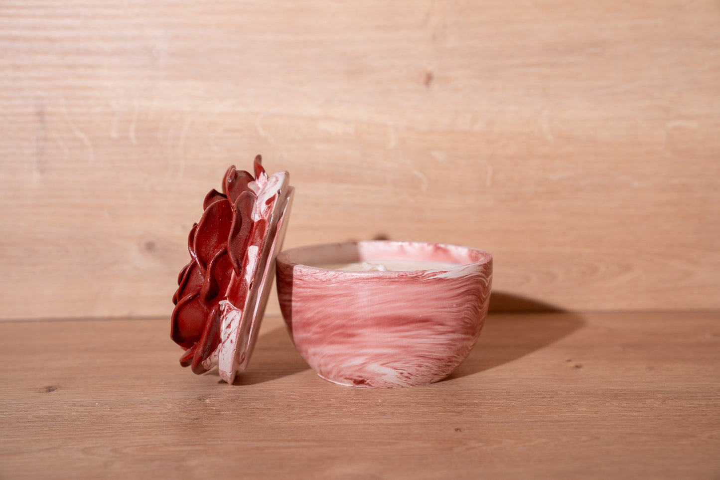 #Carnation Porcelain Candle