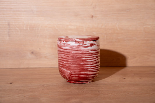 #RoséNoir Porcelain Candle
