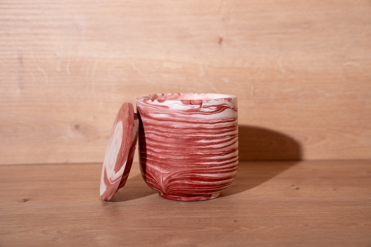 #RoséNoir Porcelain Candle