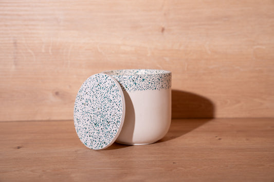 #TerraGlass Porcelain Candle