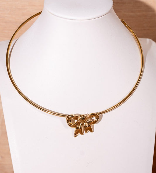 Steel Bow Choker
