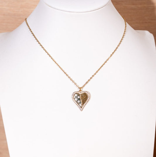 Golden Spark Heart