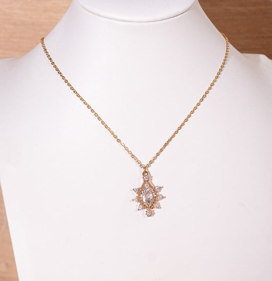 Crystal Drama Necklace