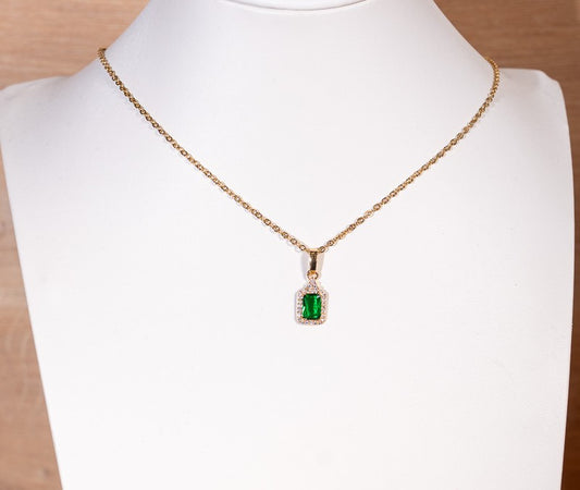 Golden Frame Necklace