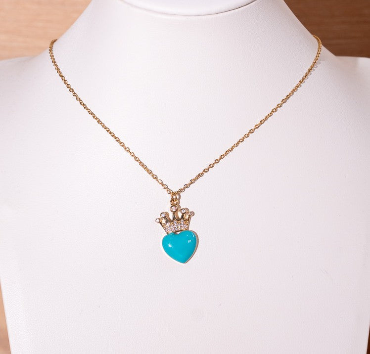 Crowned Heart Necklace