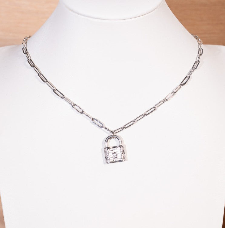 Rock & Lock Necklace