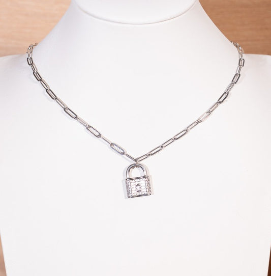 Rock & Lock Necklace