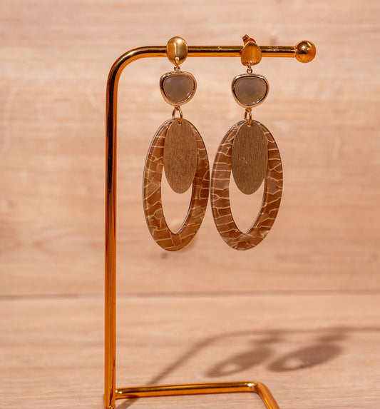 #Sand Glow Earrings
