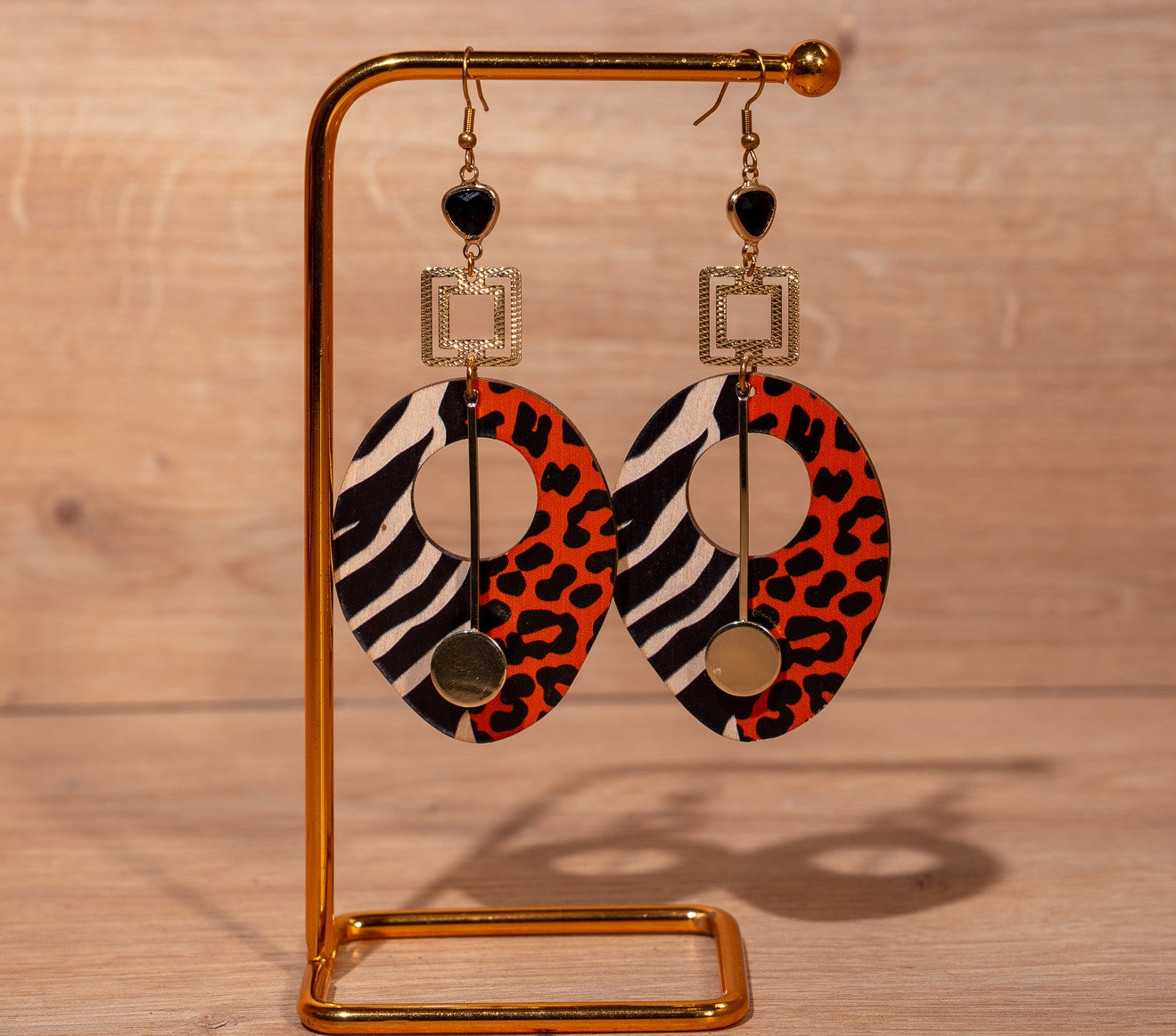#Safari Mix Geometric Earrings