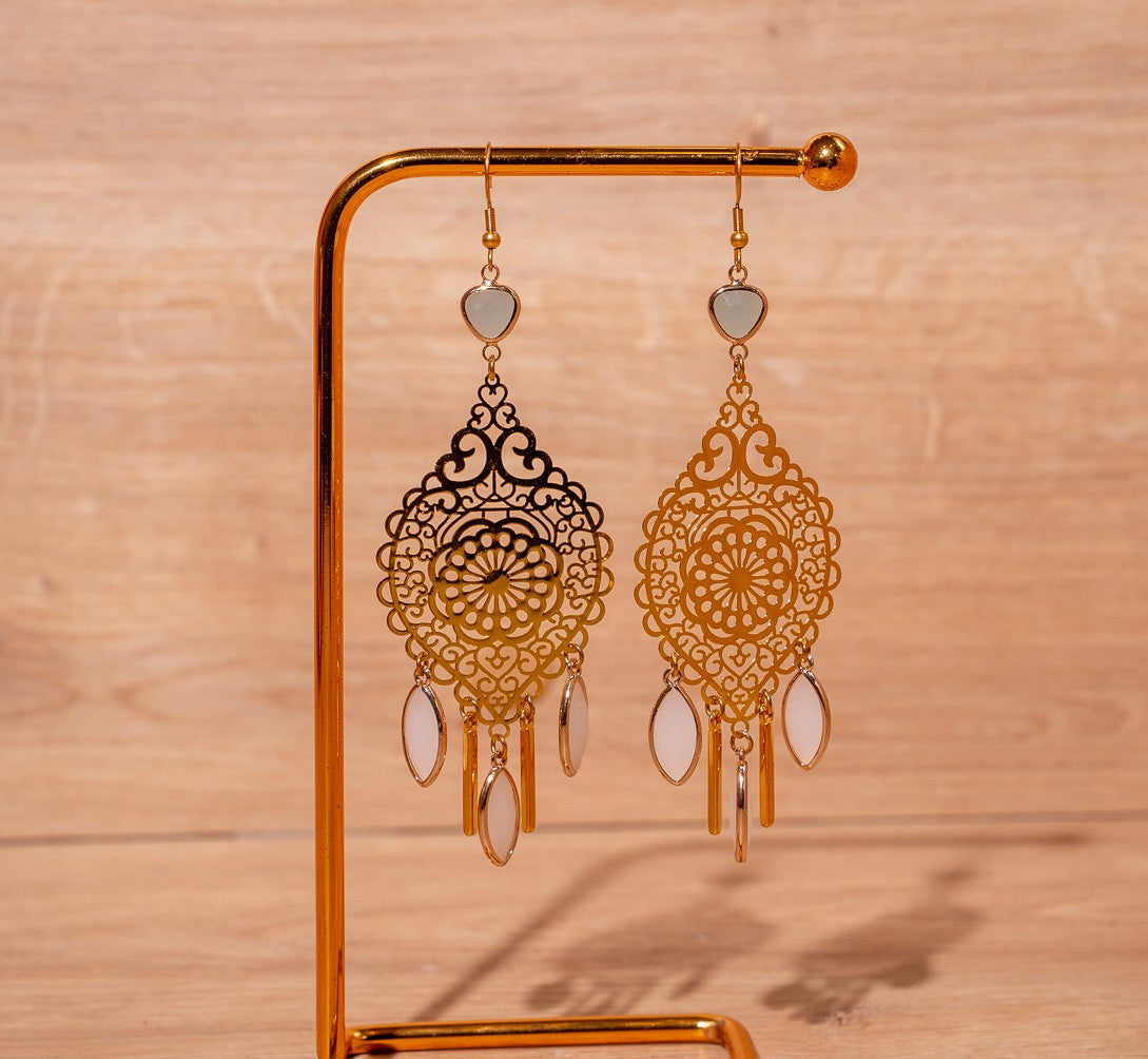 #Golden Olive Boho Drops