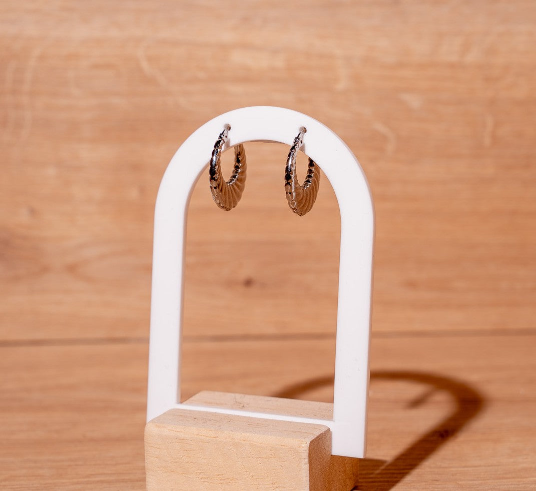 #Croissant Earrings