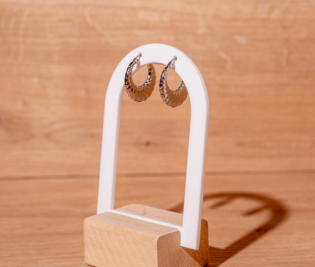 #Croissant Earrings