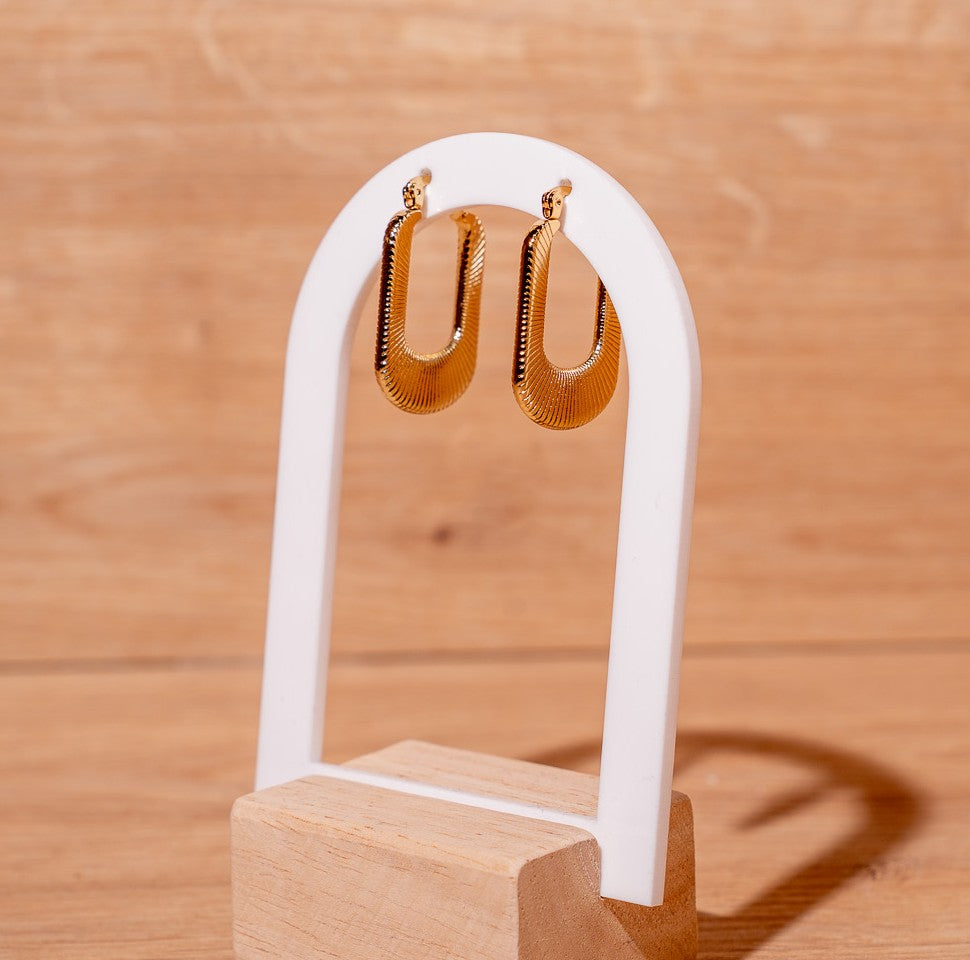 #Linear Twist Earrings
