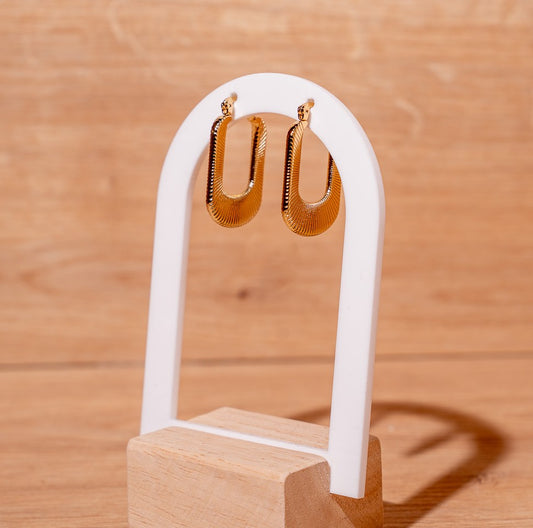 #Linear Twist Earrings