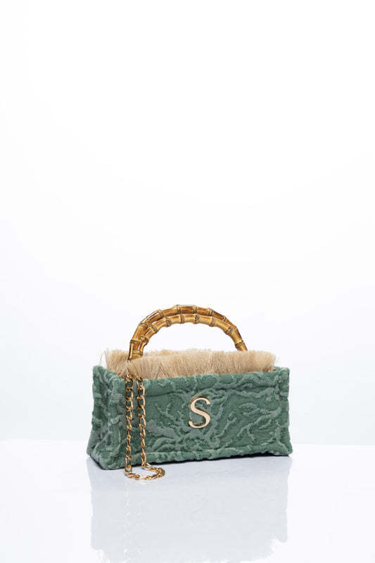 Esmeralda mini bamboo tote bag