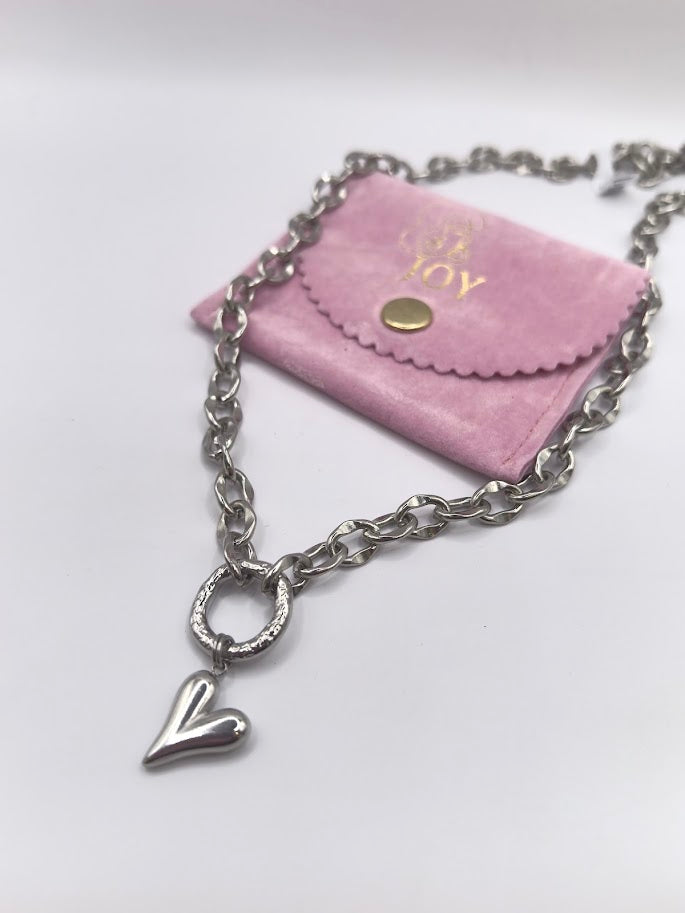 #SteelHeart Necklace