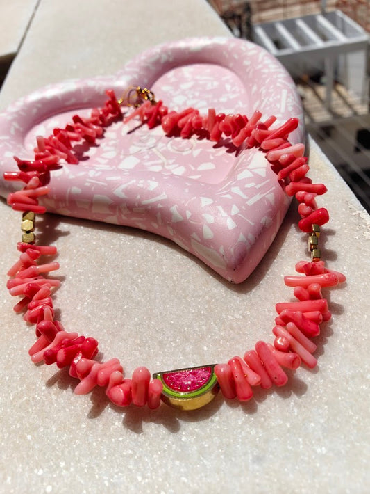 #Melon Pop Necklace
