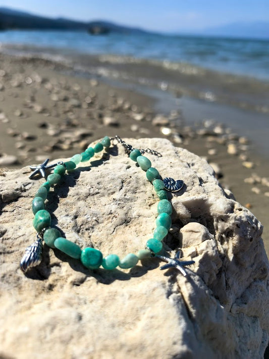 #Mint Coast Anklet