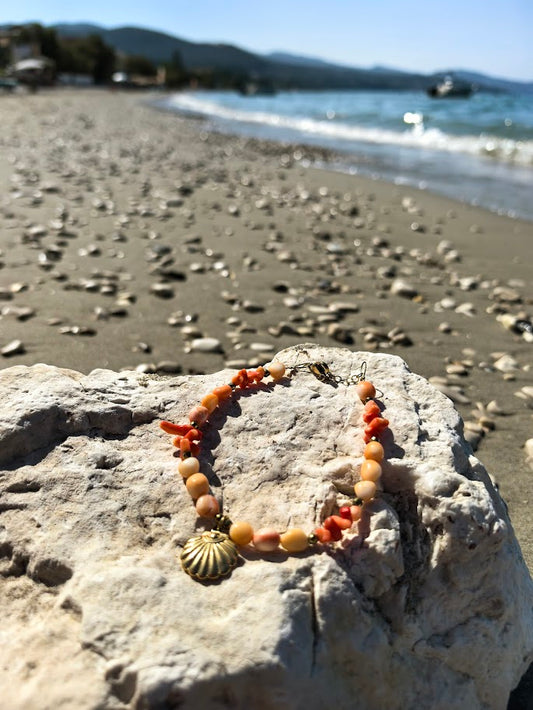 #Golden Sunset Anklet