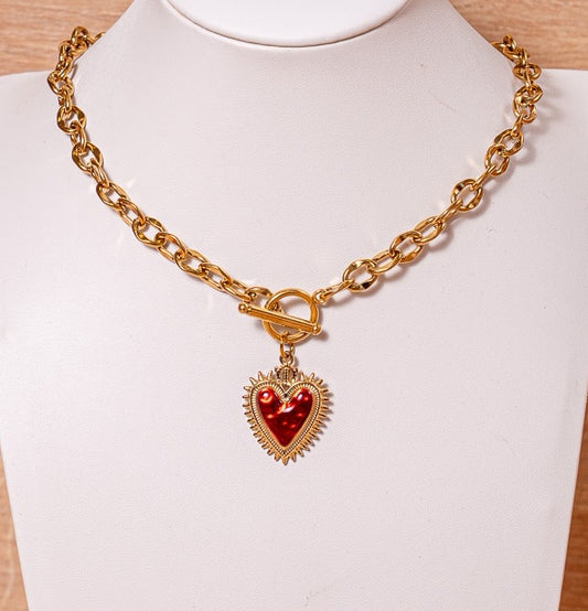 Golden Heart Necklace