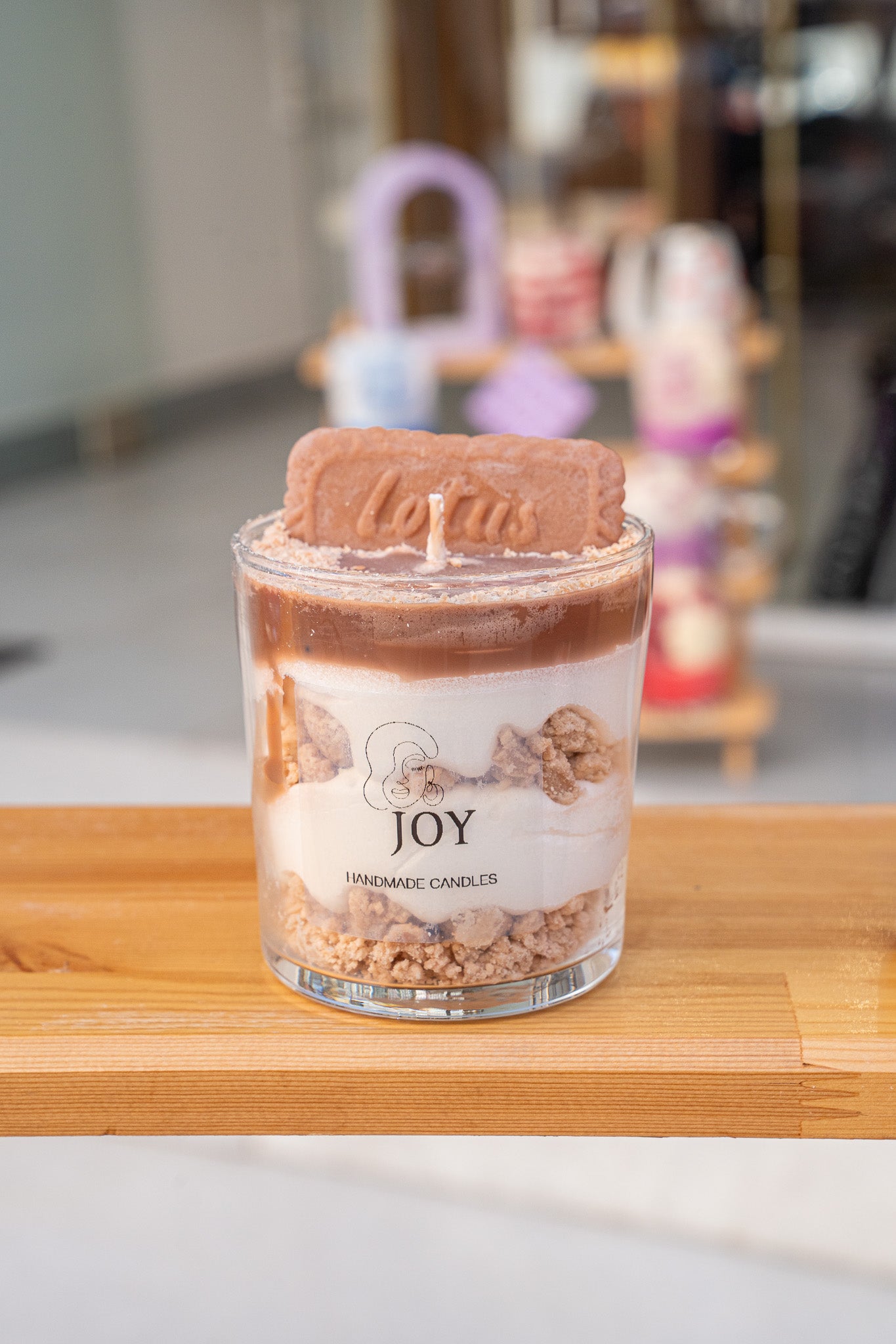 Biscoff candle