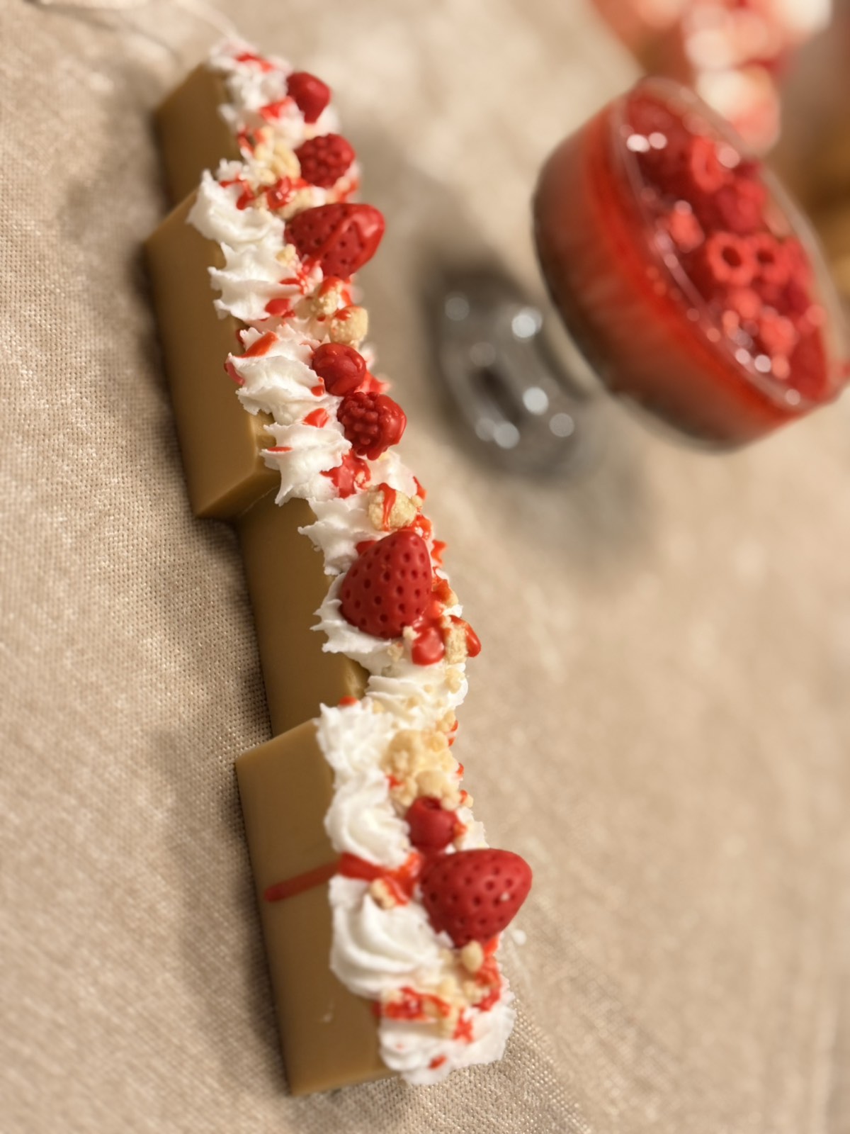 Λαμπάδα cheesecake