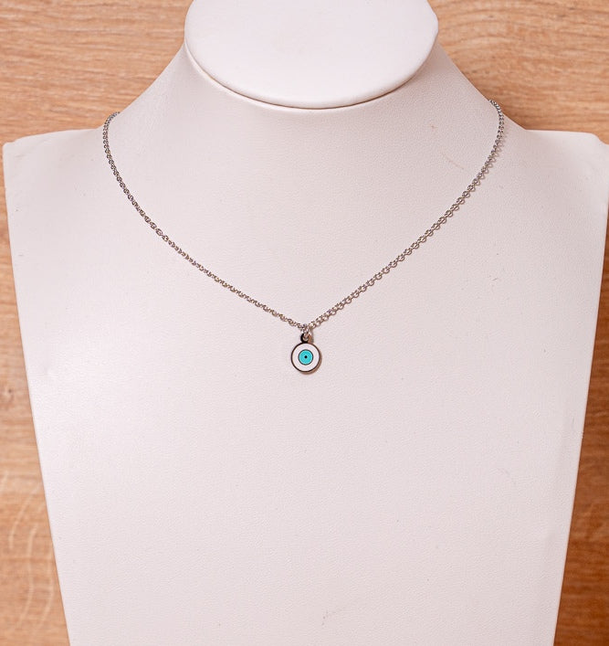 Τiny lucky eye Necklace