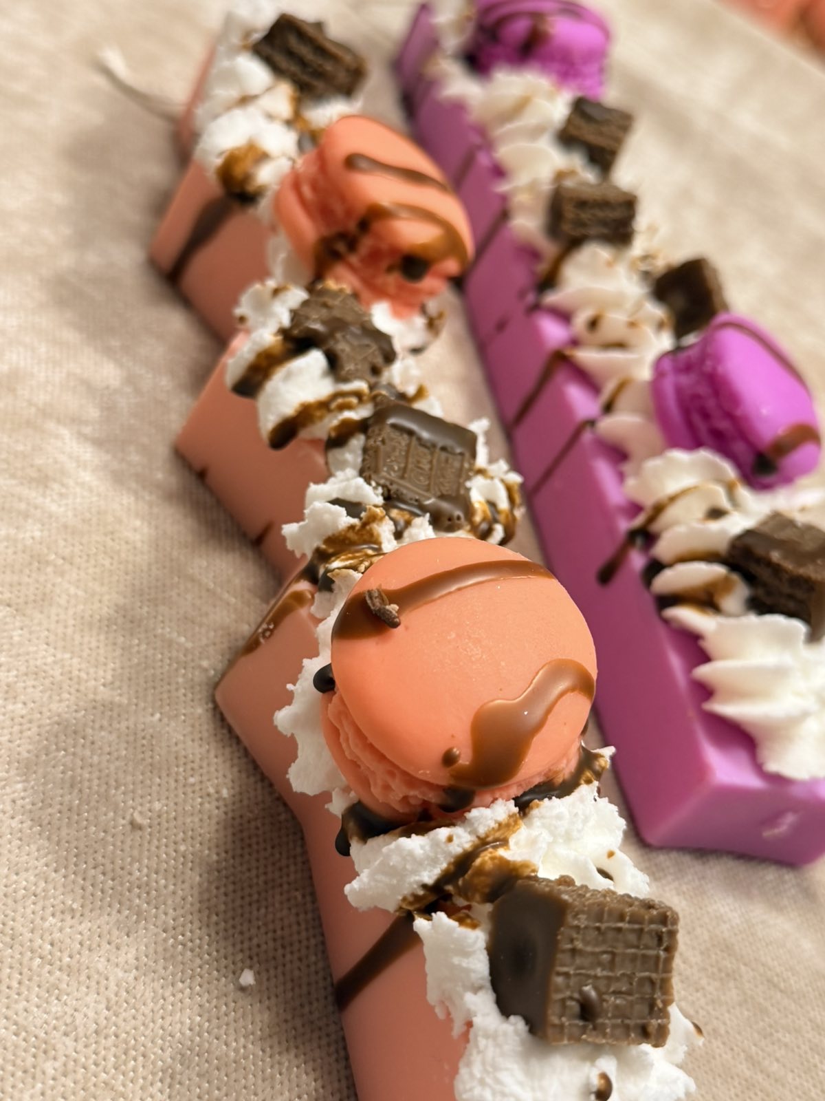 Λαμπάδα Σομόν Macaron
