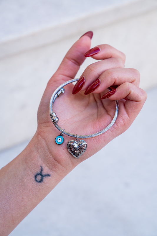 Heart & Eye Bracelet