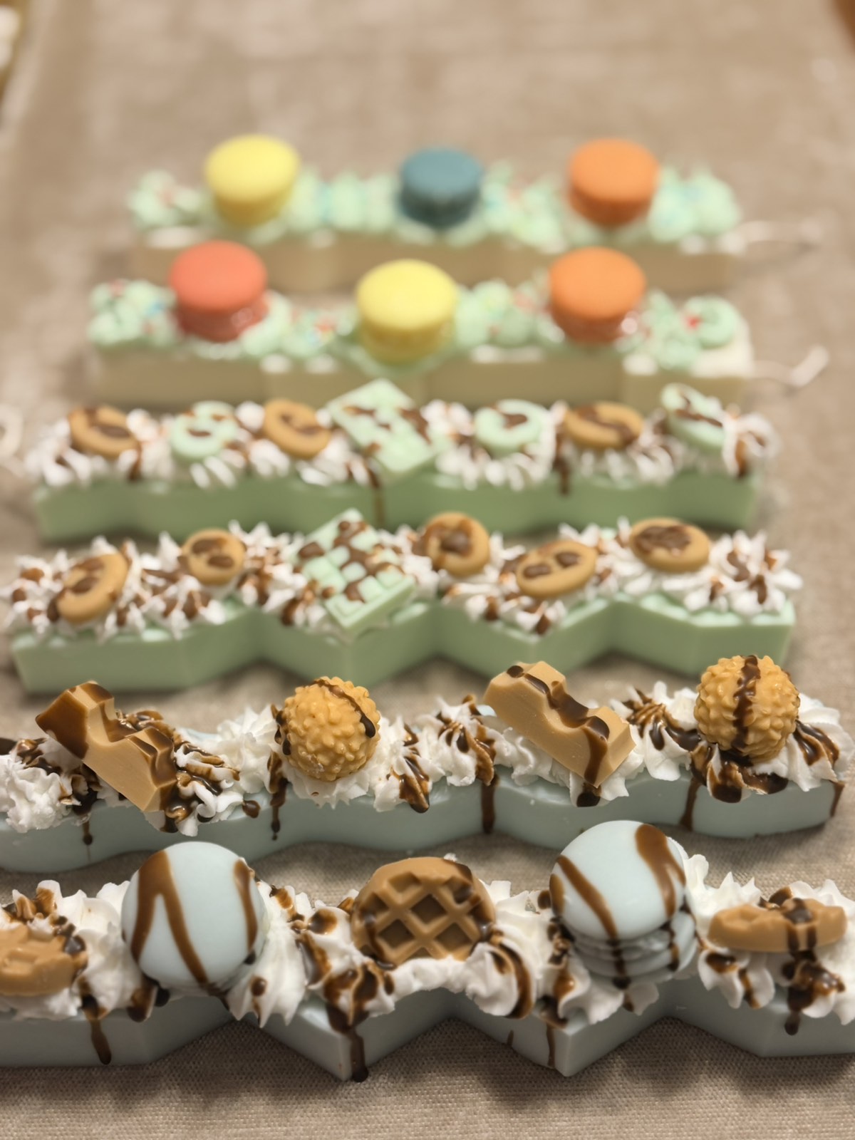 Λαμπάδα Macaron-waffle
