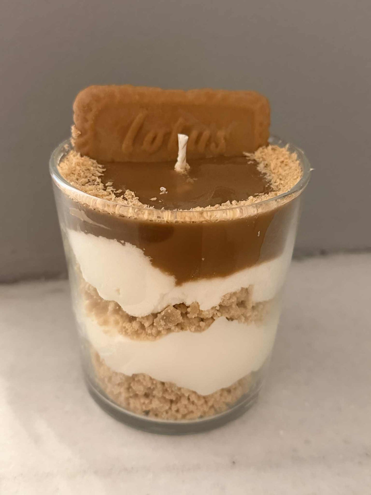 Biscoff candle