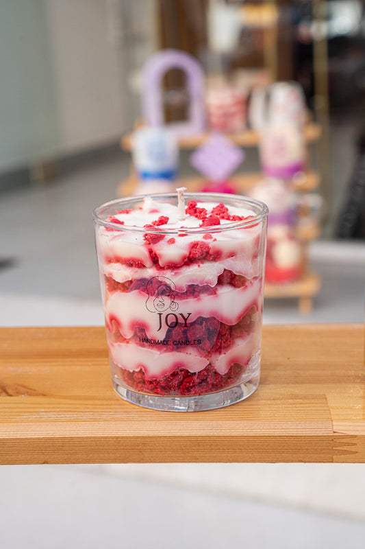 Red velvet candle